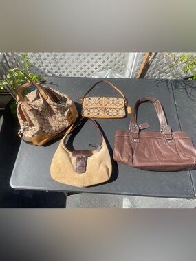 Coach bags bundle lot of 4 coach bags